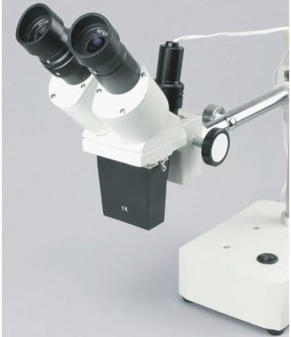 AmScope 5X-10X-15X-20X Stereo Binocular Microscope Boom + Incident Light in Saudi Arabia