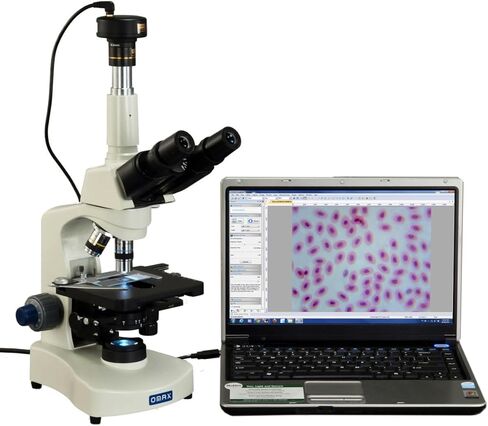 OMAX 40X-2000X Phase Contrast LED Trinocular Compound Siedentopf Microscope+1.3MP Camera in Saudi Arabia