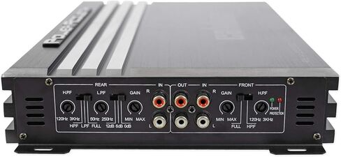 Power Acoustik RE4-2000D 2000 Watt 4-Channel Car Stereo Amplifier Bundle with Rockville RWK42 4 Gauge 4 Chan Car Amp Wiring Installation Wire Kit (2) RCA's in Saudi Arabia