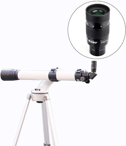 حزمة محول الهاتف الذكي العالمي SVBONY SV214 Pro ثلاثي المحاور مع عدسة تكبير SV135 مقاس 1.25 بوصة من 7 إلى 21 مم، للملاحظات الفلكية in Saudi Arabia