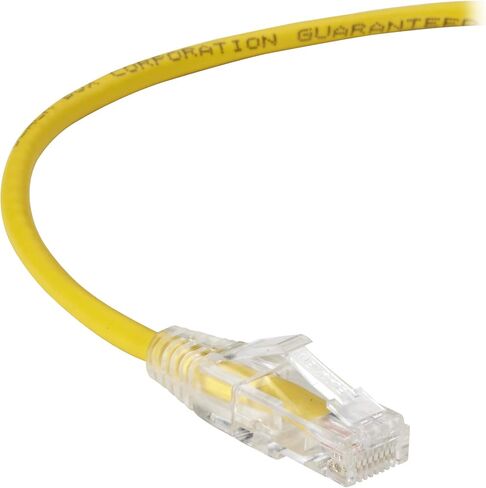 Black Box CAT6A UTP Slim-Net Patch Cable, 28AWG, 500-MHz, PVC - 14.76 ft Category 6a Network Cable for Patch Panel, Network Device - First End: 1 x RJ-45 Male Network - Second End: 1 x RJ-45 Male Netw in Saudi Arabia