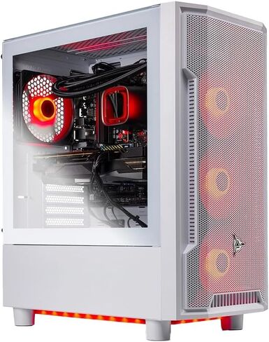 Skytech Gaming Archangel Gaming PC, Intel i7 14700F 2.1GHz, NVIDIA RTX 5060 Ti 16GB VRAM, 2TB Gen4 NVMe SSD, 32GB DDR4 RAM 3200, 650W Gold PSU, 360 ARGB AIO, Wi-Fi, Win 11, Desktop in Kuwait