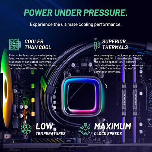 Skytech Gaming Archangel Gaming PC, Intel i7 14700F 2.1GHz, NVIDIA RTX 5060 Ti 16GB VRAM, 2TB Gen4 NVMe SSD, 32GB DDR4 RAM 3200, 650W Gold PSU, 360 ARGB AIO, Wi-Fi, Win 11, Desktop in Kuwait