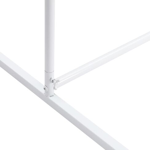 Wedding Arch Decor Metal Frame - 2m Tall White Arched Backdrop Stand for Floral Arrangements, Birthday Party & Event Decor - Includes Fabric Blue Cover & Tools in Saudi Arabia