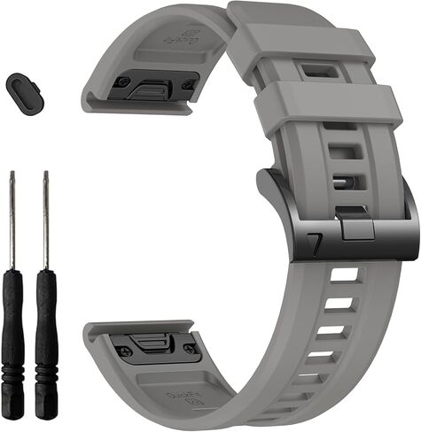 أشرطة EZMVZKU 26 مم سهلة التركيب لـ Garmin Fenix ​​8 AMOLED/8 Pro 51 مم/7X/7XPro Sapphire Solar Watchands بديلة لـ Fenix ​​6X/6X Pro/5X/5X Plus/Enduro 3/2/Quatix 8/epix Pro/Descent Mk3i/Tactix 8 51 مم in Kuwait