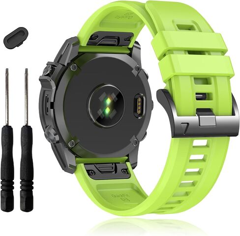 أشرطة EZMVZKU 26 مم سهلة التركيب لـ Garmin Fenix ​​8 AMOLED/8 Pro 51 مم/7X/7XPro Sapphire Solar Watchands بديلة لـ Fenix ​​6X/6X Pro/5X/5X Plus/Enduro 3/2/Quatix 8/epix Pro/Descent Mk3i/Tactix 8 51 مم in Kuwait
