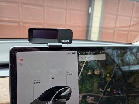 Mount for Uniden R7 for Tesla Model 3 and Model Y (incliding Juniper) in Kuwait