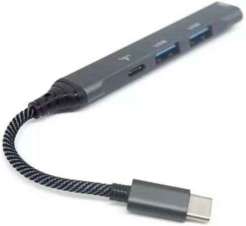 محول USB C 4 في 1، منفذ شاحن PD من النوع C متوافق مع TCL NxtPaper 11/Tab 11، مقسم USB in Kuwait