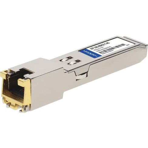 TAA Compliant 10GBASE-T SFP+ Transceiver, RJ-45 Copper, 10 Gbps, 30 Meter Reach, Cat6a/Cat7, Silver in Saudi Arabia