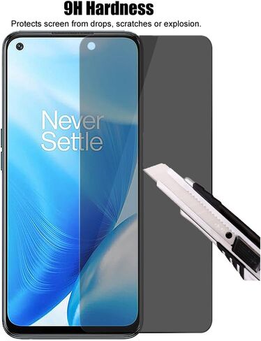 (3 Pack) For OnePlus Nord N200 5G / Nord N10 5G Privacy Screen Protector Anti Spy Private Tempered Glass, Anti Scratch, 9H Hardness in Saudi Arabia