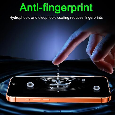 3Pack Privacy Screen Protector for iPhone 17 Pro Max [6.9 inch]+3Pack Camera Lens Protector,Impact-Protection, Anti Spy Private Tempered Glass[9H Hardness]-HD in Saudi Arabia