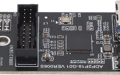 aqxreight USB3 2 GEN1 بطاقة محول نقل 5 جيجابت في الثانية مستقرة على نطاق واسع متوافقة على نطاق واسع 19PIN إلى 2 منفذ 19PIN للوحة الأم المكتبية وناقل الحركة يضمن USB3 in Saudi Arabia