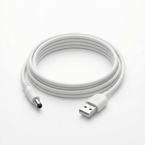 كابل شحن USB متين لسلسلة SVAKOM Coco وAmy وEcho وCoco - موصل 3.5 مم مع طرف مكشوف 10 مم، كابل سميك 2.5 مم، طول 1 متر، مضاد للكسر in Saudi Arabia