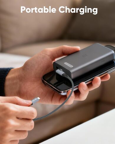 كابل USB C قصير 6 بوصة بزاوية يمنى 240 وات، كابل USB C 3.2 Gen 2 لنقل البيانات بسرعة 20 جيجابت في الثانية، 4K، سلك USB من النوع C 90 درجة، شحن سريع 0.5 قدم متوافق مع iPhone 17/16، MacBook، Galaxy S25، iPad in Kuwait