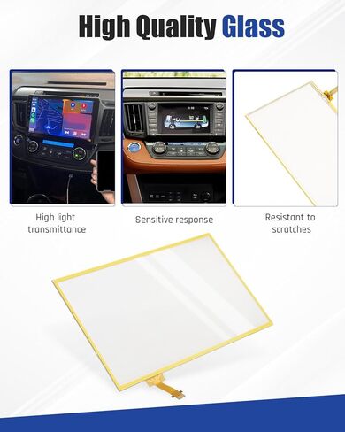 7" Navigation Touch Screen Glass Digitizer Fit for Toyota RAV4 2014-2018, Fit for Toyota Camry 2015-2017 Car Radio Navigation, Replace C070VTN01 in Saudi Arabia