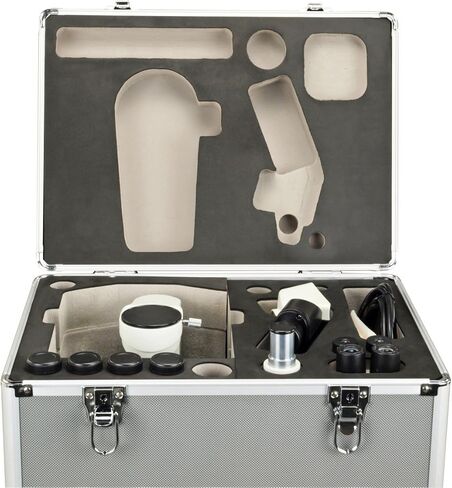 OMAX 40X-2000X Trinocular Compound LED Siedentopf Microscope with Aluminum Carrying Case in Saudi Arabia