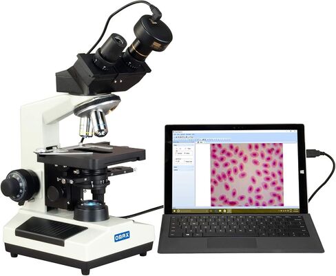 OMAX 40X-2000X Phase Contrast Binocular Compound LED Microscope + 9MP Digital Camera in Saudi Arabia