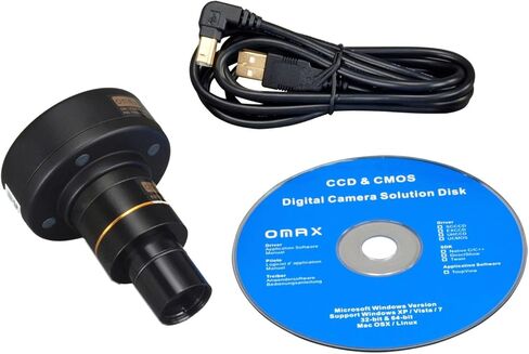 OMAX 40X-2000X Phase Contrast Binocular Compound LED Microscope + 9MP Digital Camera in Saudi Arabia