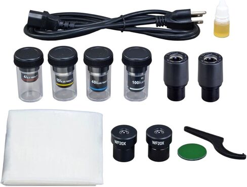 OMAX 40X-2000X Phase Contrast Trinocular Compound LED Siedentopf Microscope with 10MP Camera in Saudi Arabia