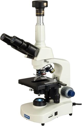 OMAX 40X-2000X Trinocular Compound Siedentopf LED Microscope+Dry Darkfield Condenser+1.3MP Camera in Saudi Arabia