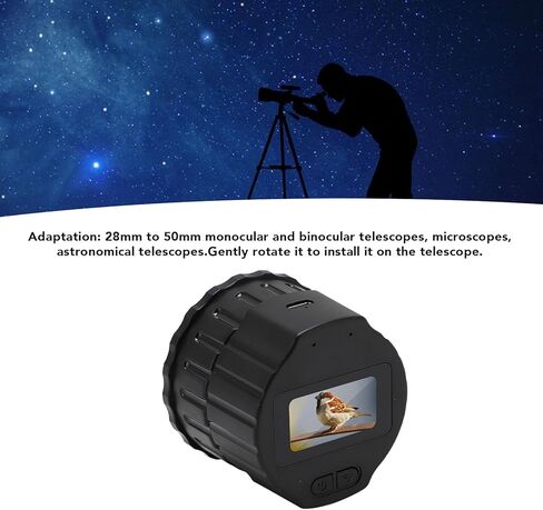 Telescope Eyepiece Camera, 16MP Electronic Eyepiece Camera with APP, Digital Telescope Camera for 28mm-50mm Scopes, Planetary, Bird Watching in Saudi Arabia