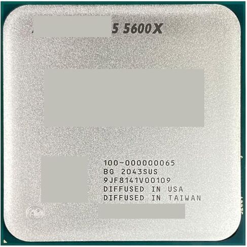 5 5600X R5 3.7 جيجا هرتز 6-Core 12-Thread 7NM 65W L3=32M 100-000000065 دعم سطح المكتب وحدة المعالجة المركزية الألعاب المقبس AM4 in Kuwait