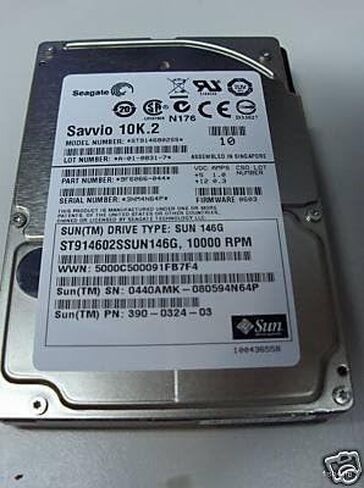 Seagate ST9146802SS-DELL 146GB SAS SAVVIO 2.5 W/ DELL TRAY (ST9146802SSDELL) (Renewed) in Saudi Arabia