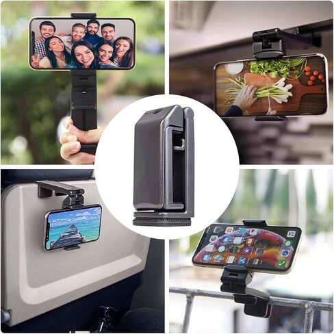 Cell Phone Stand - Foldable Adjustable Desk Phone Holder for Office Home, 360° Rotation, Compatible with All Mobile Phones in Saudi Arabia