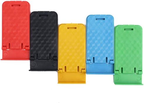 Portable Foldable Desktop Mobile Phone Stand Universal Design Black Travel Desktop Mobile Phone Stand in Saudi Arabia