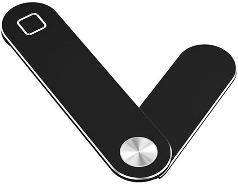 Multifunctional Stand for Laptop Edge, Adjustable Black Phone Holder for Dual-Screen Setup in Saudi Arabia