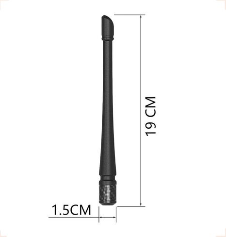 هوائي قصير للدراجات النارية مقاس 7 بوصات متوافق مع Harley Davidson 1989-2024 Touring Electra Glide Ultra Classic، لاستبدال هوائي الدراجة النارية Harley Davidson 2-pack in Kuwait