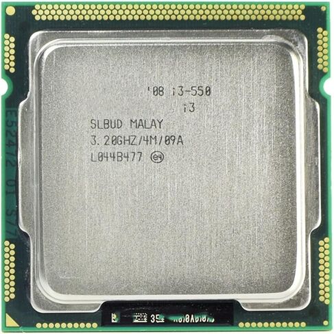 معالج I3 550 بسرعة 3.2 جيجا هرتز وذاكرة تخزين مؤقت 4 ميجا بايت LGA1156 لوحدة المعالجة المركزية لسطح المكتب in Kuwait