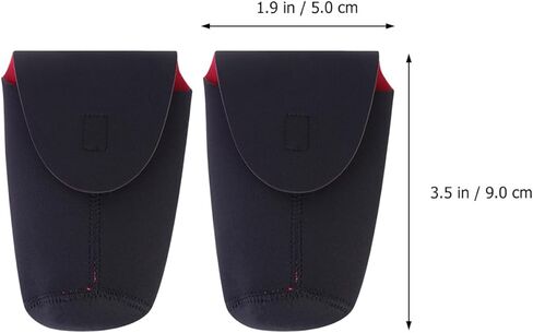3Pcs Waterproof Shockproof Camera Lens Bags Lens Storage Pouches with Thickened Neoprene for DSLR Photography Travel Multi- Size in Saudi Arabia