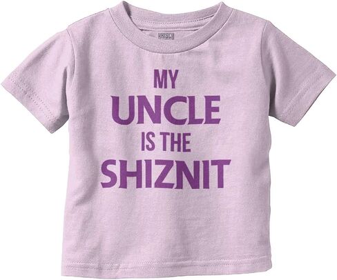 Brisco Brands My Uncle is The Shiznit Toddler Boy Girl T Shirt in Saudi Arabia
