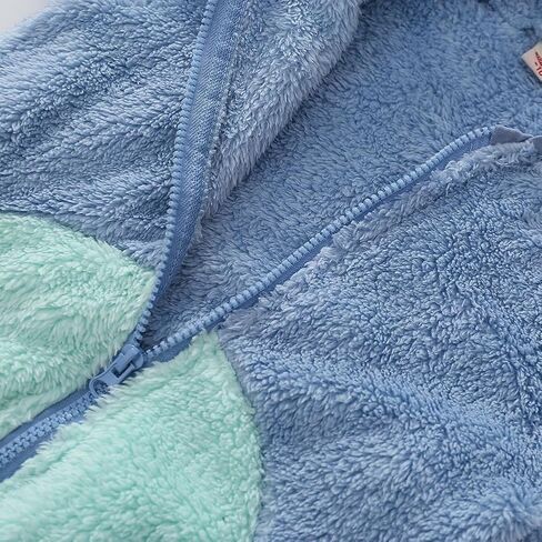 Toddler Baby Boy Girl Fleece Jacket Animal-shaped Hooded Zipper Long Sleeve Warm Winter Outerwear Coat in Saudi Arabia