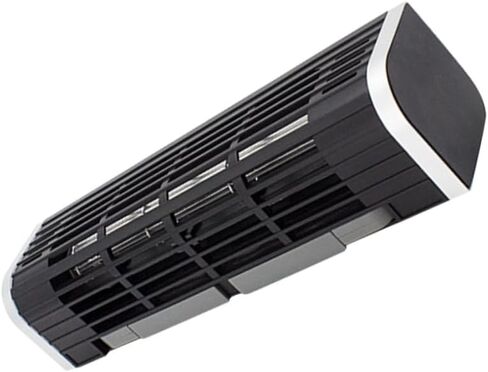 Lurrose Usb Laptop Cooler Adjustable Desktop Fan with Laptop Holder Efficient Cooling Radiator for Notebooks Compact Black Design for Use in Saudi Arabia