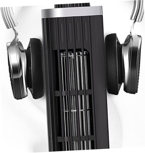 Lurrose Usb Laptop Cooler Adjustable Desktop Fan with Laptop Holder Efficient Cooling Radiator for Notebooks Compact Black Design for Use in Saudi Arabia