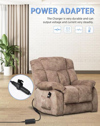 29V AC Adapter Compatible with Kaidi KDYJT018 Electric Power Lift Chair Recliner DC Charger in Saudi Arabia