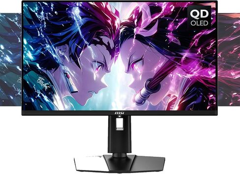 msi 27" MAG QD-OLED Gaming Monitor | 2K QHD 240Hz, 0.03ms | True Black HDR 400, 99% DCI-P3 | AMD FreeSync Premium Pro | USB-C, 2×HDMI 2.1, DP 1.4a | OLED Care 2.0 | Tilt and Height Adjustable in Saudi Arabia