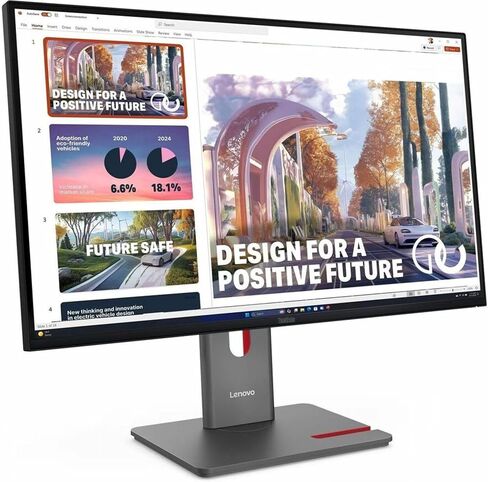 Lenovo ThinkVision P27QD-40 27" Class WQHD LED Monitor - 16:9 - Raven Black in Saudi Arabia