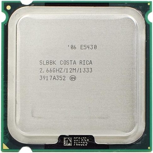 معالج E5430 SLANU SLBBK 2.66 جيجا هرتز 12 ميجا هرتز 1333 ميجا هرتز وحدة المعالجة المركزية يعمل على اللوحة الأم LGA775 in Saudi Arabia