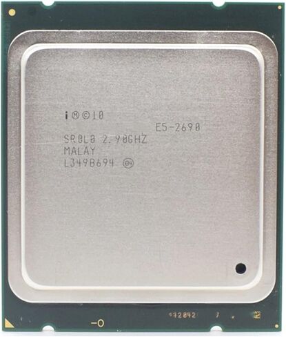 معالج E5 2690 بسرعة 2.9 جيجا هرتز وذاكرة تخزين مؤقت 20 ميجا بايت LGA 2011 SROLO C2 CPU يعمل بشكل عادي in Saudi Arabia