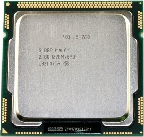 معالج I5 760 بسرعة 2.80 جيجاهرتز وذاكرة تخزين مؤقت 8 ميجاهرتز SLBRP LGA1156 ومقبس 1156 وحدة المعالجة المركزية in Saudi Arabia