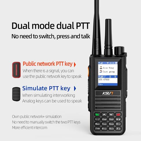 راديو KSUN POC مع بطاقات SIM، أجهزة اتصال لاسلكية عالمية UHF محمولة في اتجاهين راديو PTT وهوائي مزدوج، شبكة خلوية غير محدودة قابلة لإعادة الشحن اضغط للتحدث للبالغين المشي لمسافات طويلة، 2-حزمة CT58 in Saudi Arabia