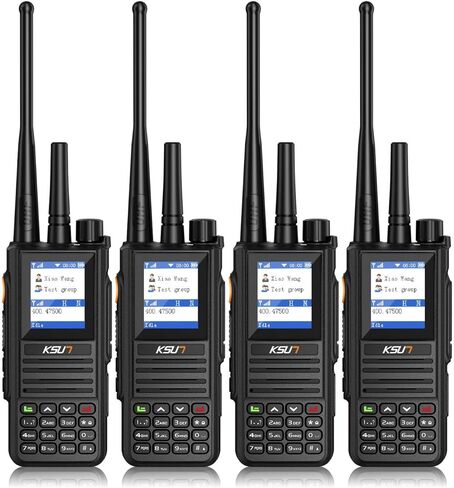 راديو KSUN POC مع بطاقات SIM، أجهزة اتصال لاسلكية عالمية UHF محمولة في اتجاهين راديو PTT وهوائي مزدوج، شبكة خلوية غير محدودة قابلة لإعادة الشحن اضغط للتحدث للبالغين المشي لمسافات طويلة، 2-حزمة CT58 in Saudi Arabia