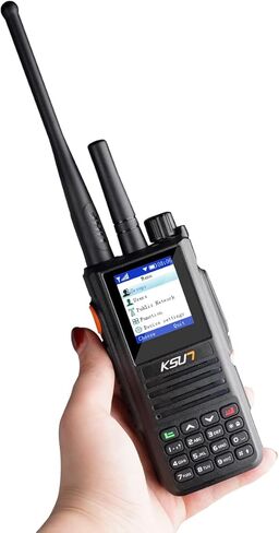 راديو KSUN POC مع بطاقات SIM، أجهزة اتصال لاسلكية عالمية UHF محمولة في اتجاهين راديو PTT وهوائي مزدوج، شبكة خلوية غير محدودة قابلة لإعادة الشحن اضغط للتحدث للبالغين المشي لمسافات طويلة، 2-حزمة CT58 in Saudi Arabia