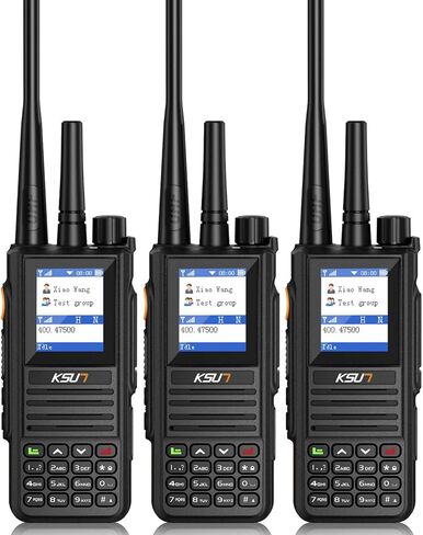 راديو KSUN POC مع بطاقات SIM، أجهزة اتصال لاسلكية عالمية UHF محمولة في اتجاهين راديو PTT وهوائي مزدوج، شبكة خلوية غير محدودة قابلة لإعادة الشحن اضغط للتحدث للبالغين المشي لمسافات طويلة، 2-حزمة CT58 in Saudi Arabia