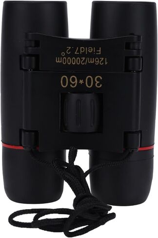 Operitacx Compact 30x60 Folding Binoculars for Concert and Bird Watching, High Power Mini Outdoor Binoculars with Black Sturdy Design for Travel and Hiking in Saudi Arabia