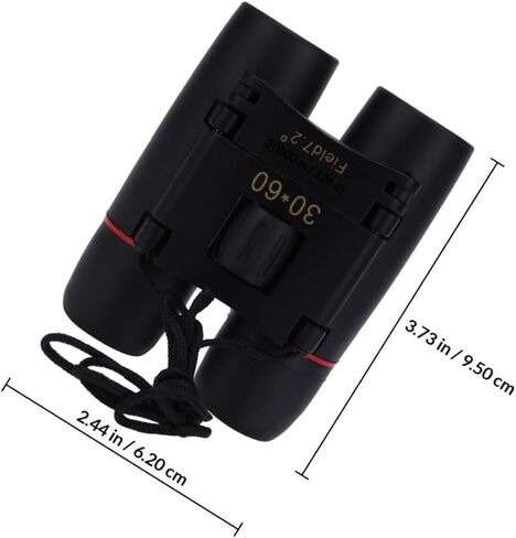 Operitacx Compact 30x60 Folding Binoculars for Concert and Bird Watching, High Power Mini Outdoor Binoculars with Black Sturdy Design for Travel and Hiking in Saudi Arabia