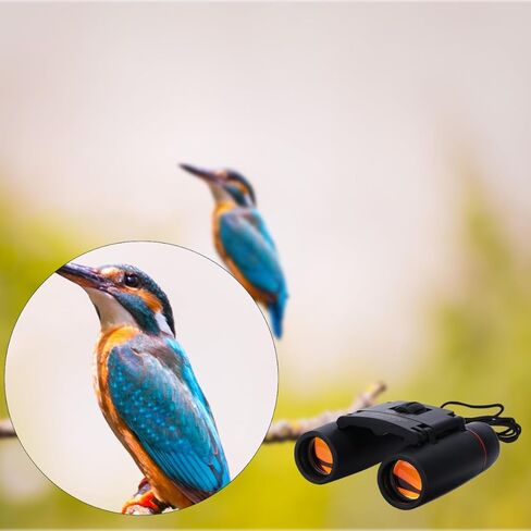 Operitacx Compact 30x60 Folding Binoculars for Concert and Bird Watching, High Power Mini Outdoor Binoculars with Black Sturdy Design for Travel and Hiking in Saudi Arabia
